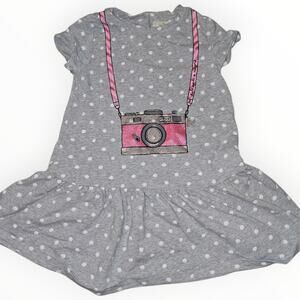 Kate Spade Polka-Dotted Trompe L'Oeil Camera Girls Dress Size 4